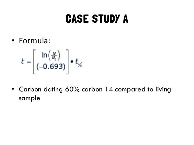 carbon dating math ia